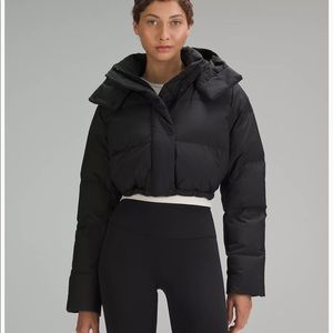 Wonder puff super-cropped jacket